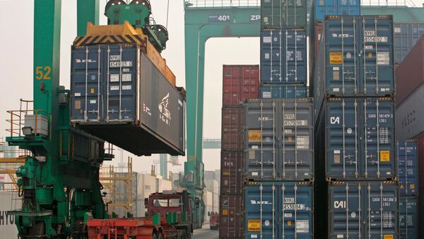 India’s overall exports of goods and services increased 5.5% to $820.93 billion, according to the data released on Tuesday, April 15. (Bloomberg)