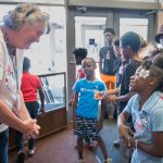 Students take a tour of the Glenn International Space Station Payload Operations Center at NASA's Glenn Research Center in Cleveland, where researchers operate Space Station experiments, during 4-H Day on June 14, 2024.