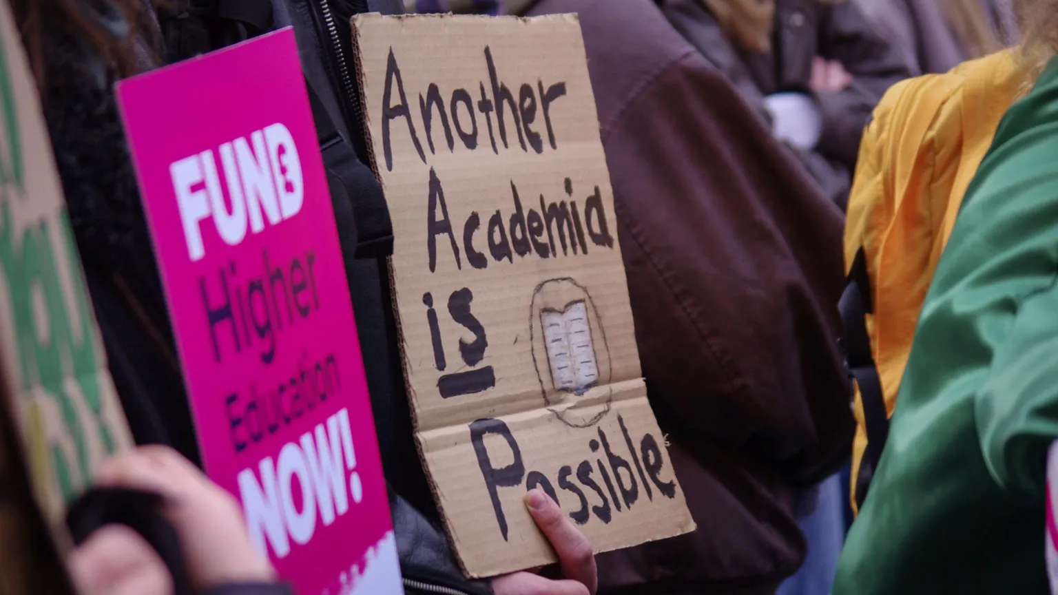 Industrial disputes over university job losses are underway in several cities