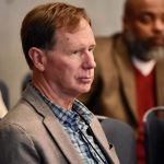 Anne Arundel County Executive Steuart Pittman (D) in a 2023 file photo. (Photo by Bryan P. Sears/Maryland Matters)