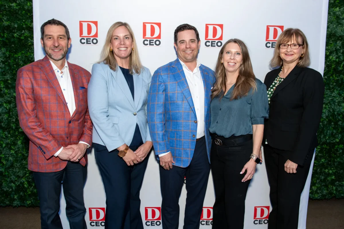 David Frazier, Jenni Tilot Short, Ben Hart, Nikah Hart, and Tanya Patterson (Texans Credit Union)