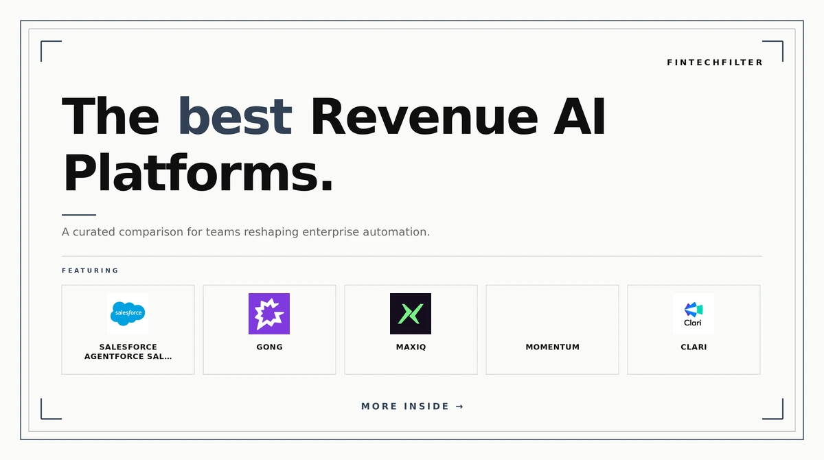 best revenue AI platforms